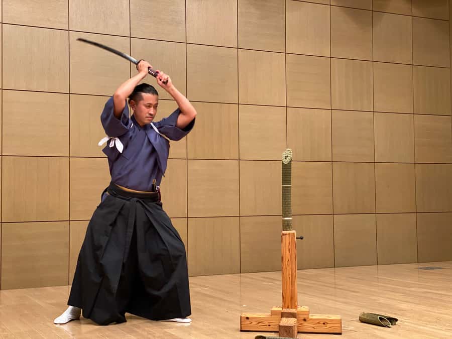 Tokyo: Samurai Experience with a real sword - Cutting objects with a real katana, plus the video keepsake