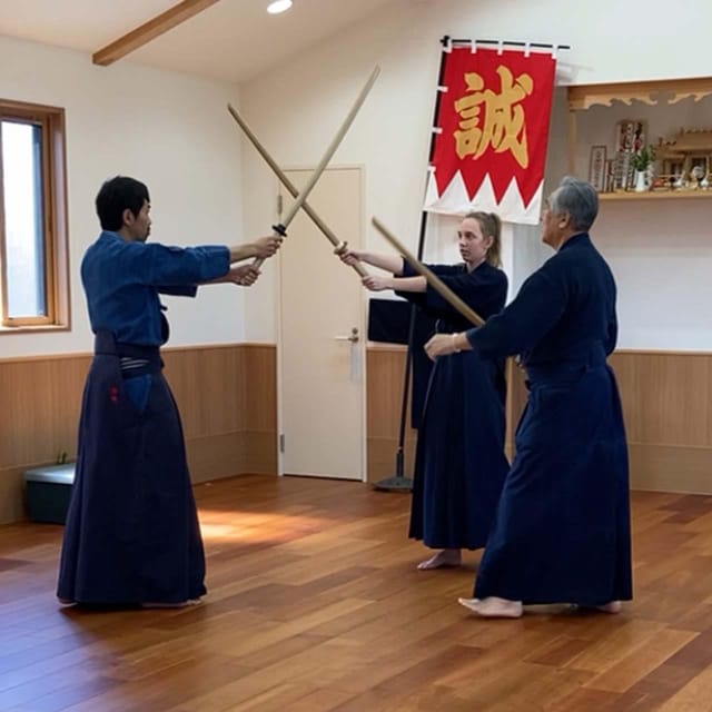 Tokyo: Samurai Sword Academy in the Hometown of Last Samurai - Handling the sword: wooden first, then the real deal