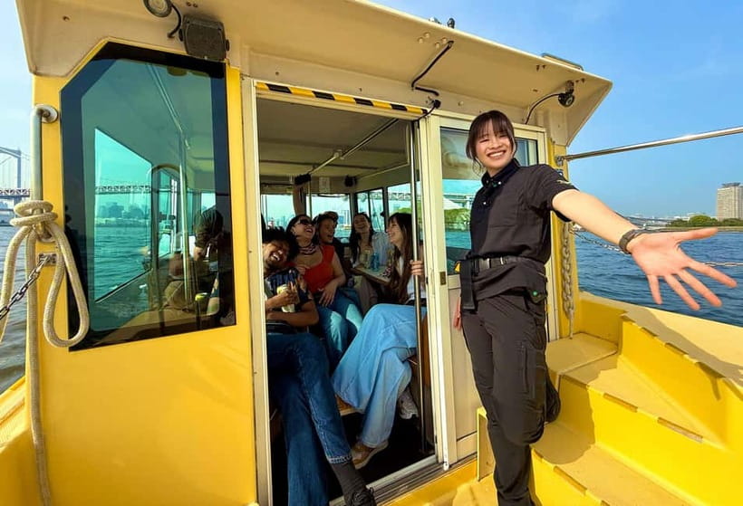 Tokyo: Scenic Bay Cruise with Local Guide on Private Boat - Entering Tokyo Bay From Tokyo Water Taxi, Not a Crowded Pier