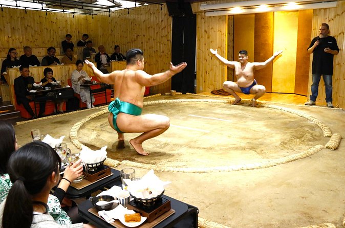 Tokyo Sumo Entertainment Show with Chicken Hot Pot and Photo - Chicken Chanko-Nabe Dinner: What All-You-Can-Eat Really Means