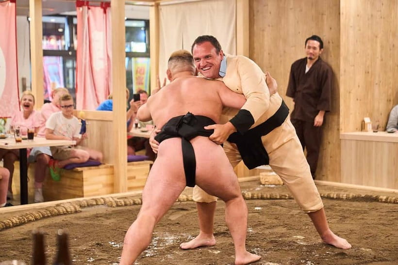 Tokyo Sumo Experience: Chanko & Mochi with a Former Pro - Seats and safety rules around the dohyo view