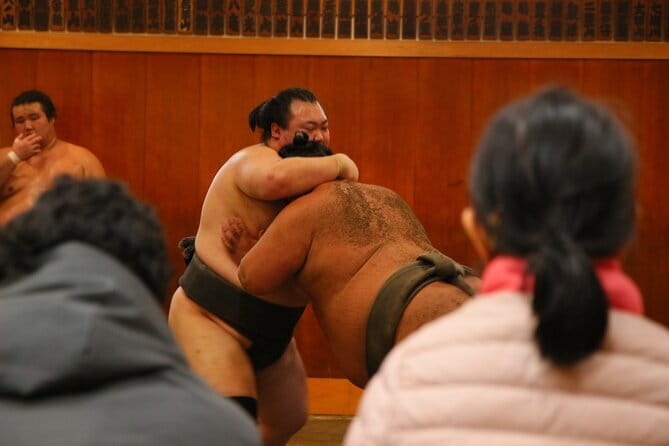Tokyo Sumo Morning Practice: Viewing & Exclusive Interaction - Morning Sumo at Narihira Park: how the day starts in the right frame of mind