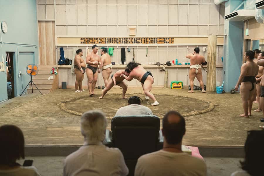 Tokyo Sumo Morning Practice: Witness the Life of a Wrestler - The Yokozuna Question: What Happens if the Champion Is There