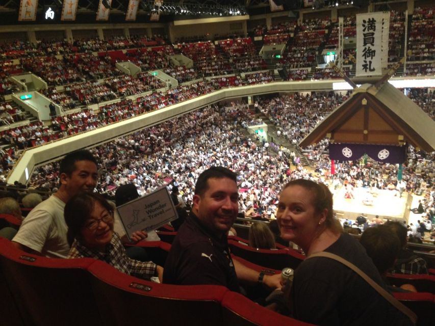 Tokyo: Sumo Tournament Tour with Chair Seat Tickets - Food and drinks inside: what’s included, what to confirm