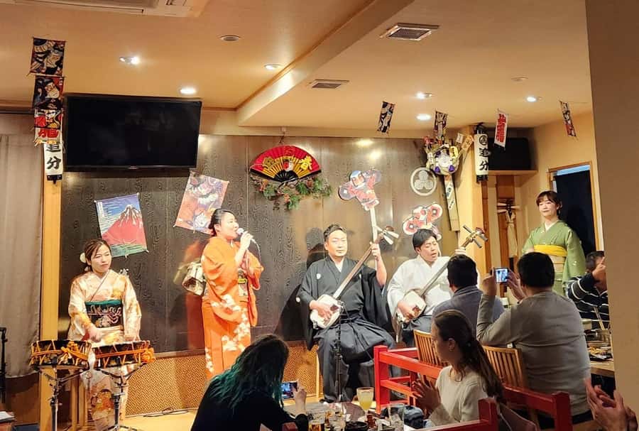 Tokyo: Traditional Asakusa Music Show with Dinner - First Stop: Asakusa Culture Tourist Information Center, High Above the Streets