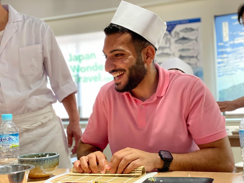 Tokyo: Tsukiji Fish Market Sushi Making Class with Pro Chef - Meeting, Stairs, and the Classroom Above the Market