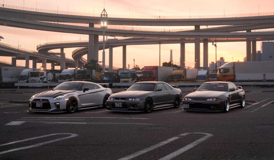 Tokyo/Yokohama: Car meet Daikoku Parking Area - Autobacs Shinonome: a short guided stop for car culture details