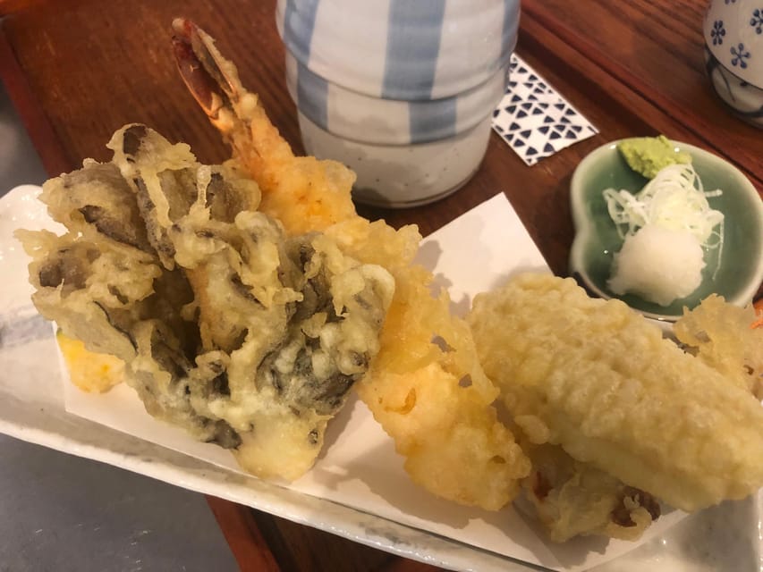 Top-rated experience Includes soba noodle making and tempura - The 75-minute cooking flow: dough, rolling, cutting, then tasting