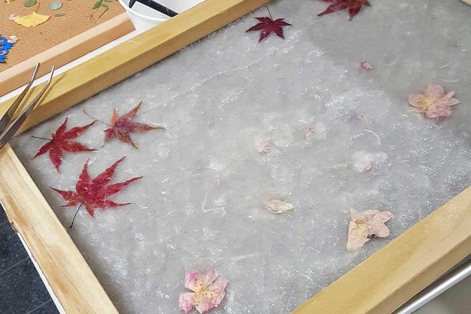 Traditional Japanese Washi Papermaking- Kyoto morning - Choosing postcards, table mat, lampshade, or tapestry panel