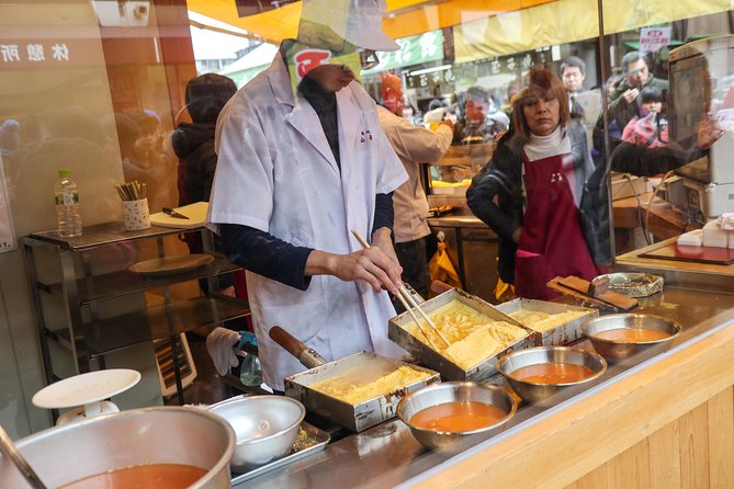 Tsukiji Fish Market Small-Group Food Walking Tour - Stop 1: Tsukiji Eki mae and the first taste-heavy push