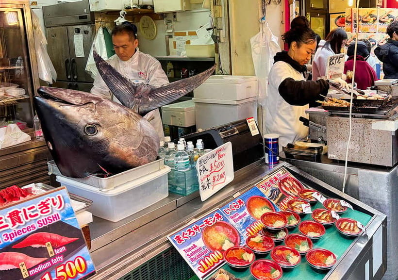 Tsukiji Fish Market: Street Food & Culture Walking Tour - Tsukiji Hongwanji Temple: Buddhism Context in 15 Minutes
